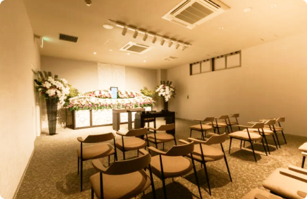 1日1組限定の家族葬専用ホール